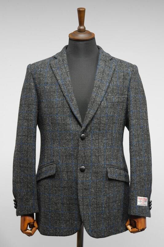 Harris Tweed Patrick Jacket | Grey Windowpane