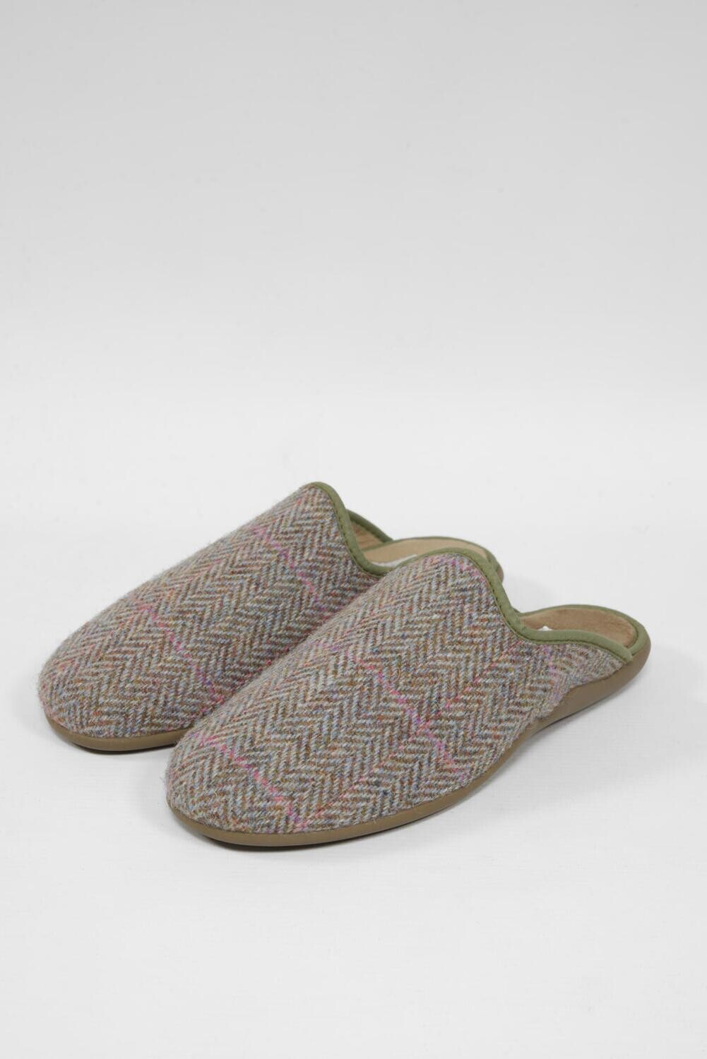 Harris tweed hotsell ladies slippers