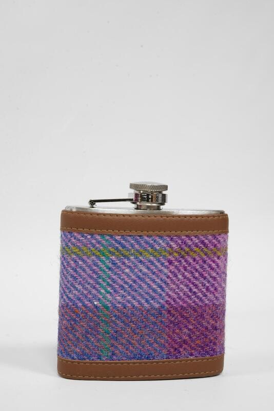Harris Tweed Hip Flask | A0167
