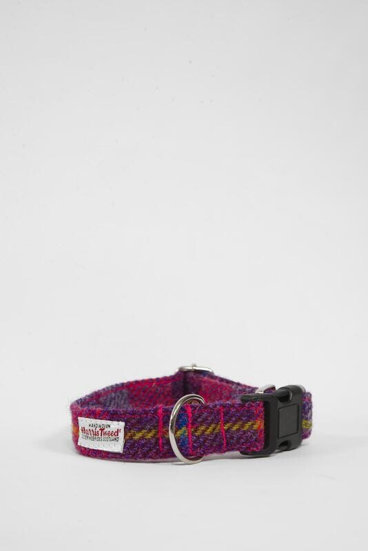 Harris Tweed Dog Collar | A088 (Clip)