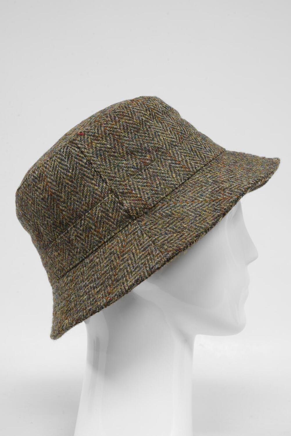 Harris Tweed Grouse Hat | Brown Herringbone w/Overcheck (FW2013)
