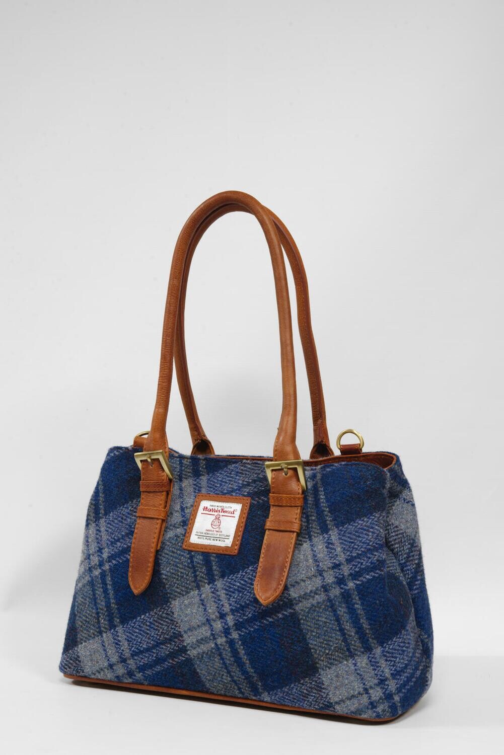 Harris Tweed Heather Bag | A0237(C) (Tan Leather)