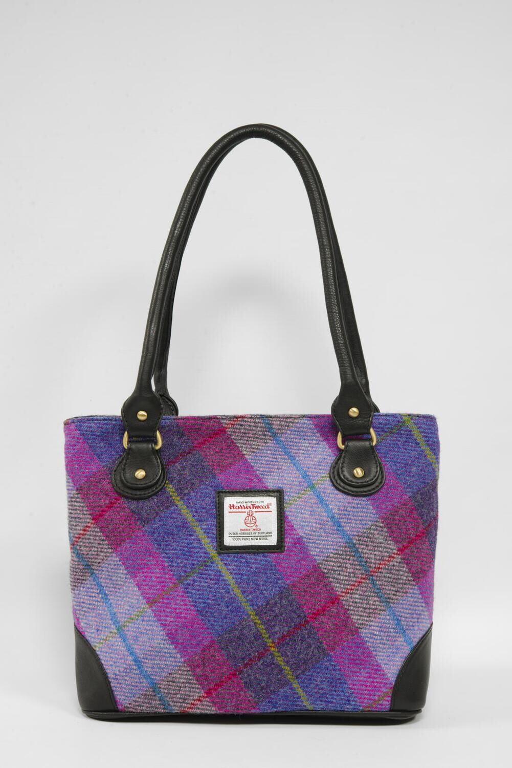 Harris Tweed Tote Bag Style 2 A088 Light Stitching