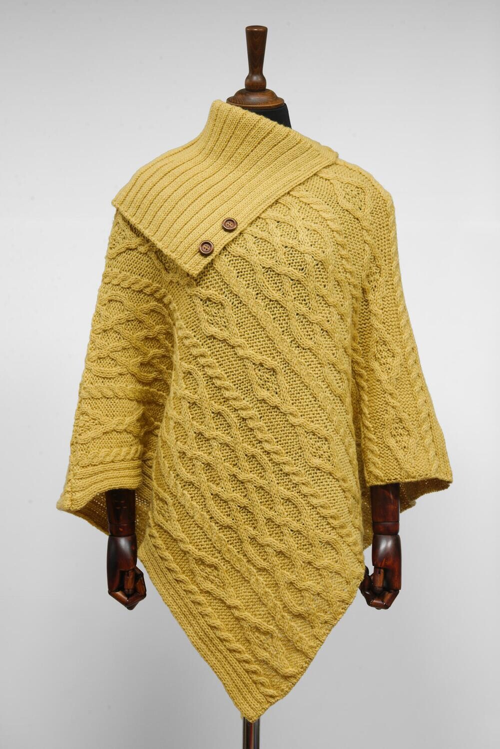 Long Neck Poncho | Sunflower