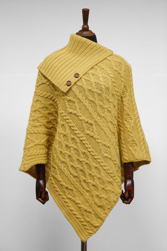 Long Neck Poncho | Sunflower