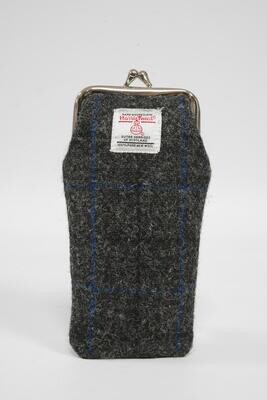 Harris Tweed Spectacle Case | A0255 GreyWindowpane