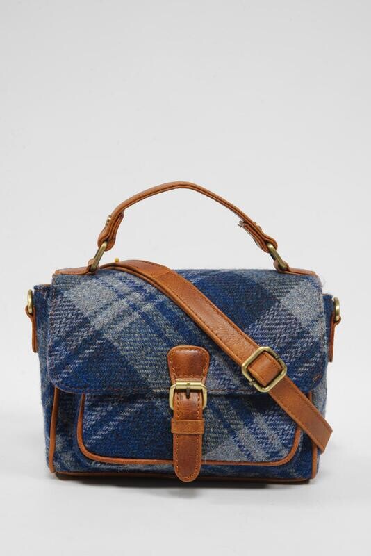 Harris Tweed Ceit Bag | A0237 (C) (Tan Leather)