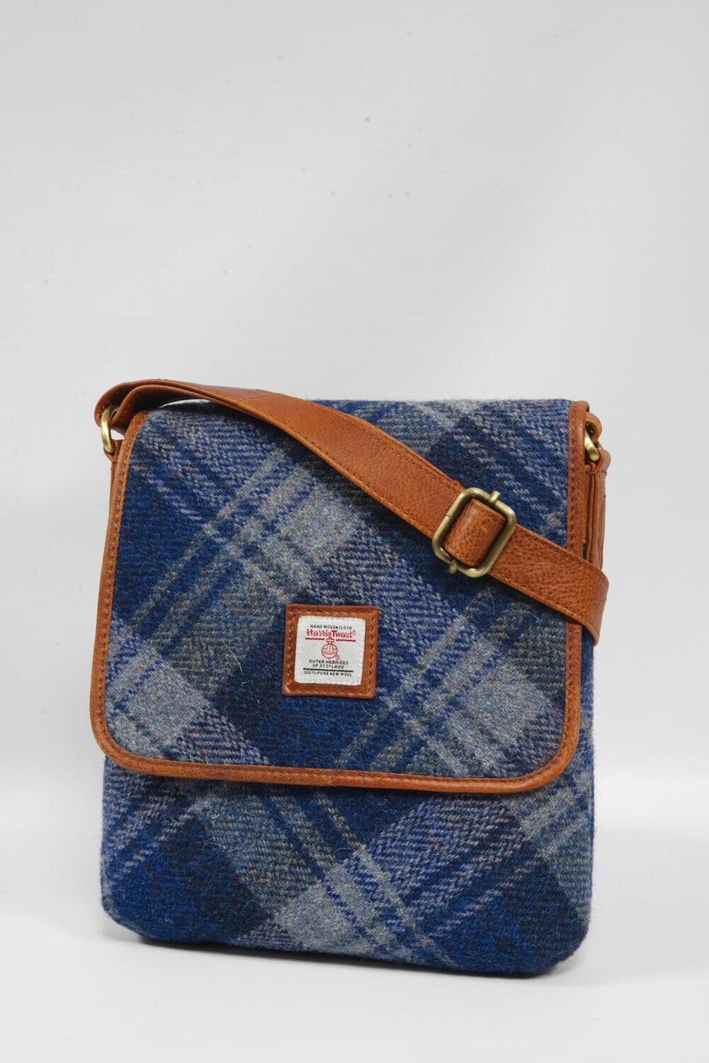 Harris tweed messenger bag sale