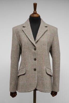 Harris Tweed Ladies Fitted Jacket | Pink HB w/OC