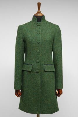 Harris Tweed Lucy Coat (Mandarin Collar)