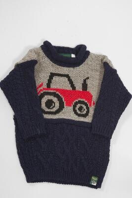 Childrens Crew Neck Jumper | Tractor