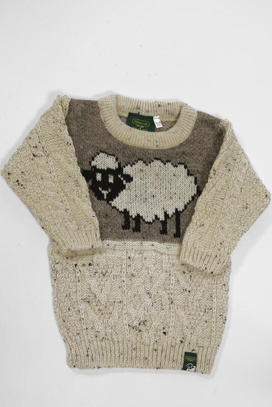 Childrens Crew Neck Jumper | Sheep
