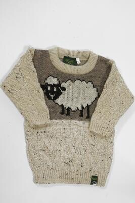 Childrens Crew Neck Jumper | Sheep