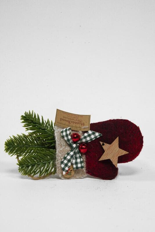 Harris Tweed Christmas Tree Decoration | Mitten A0126