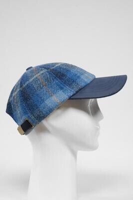 Harris Tweed Baseball Cap |  Blue Pastels (HH)