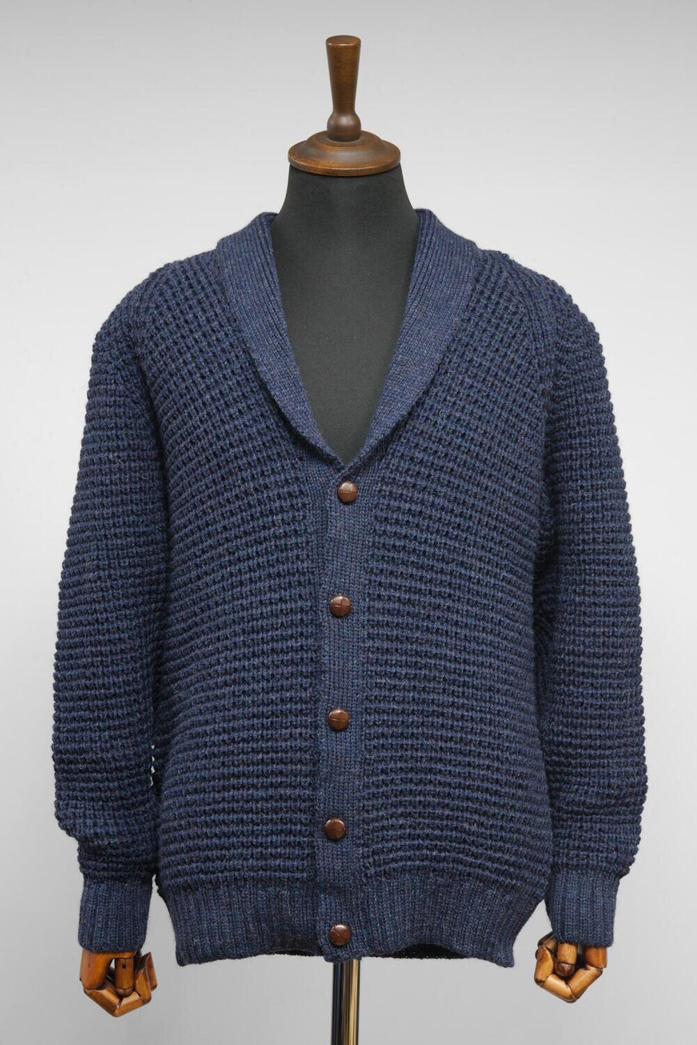 Shawl Neck Cardigan | Navy