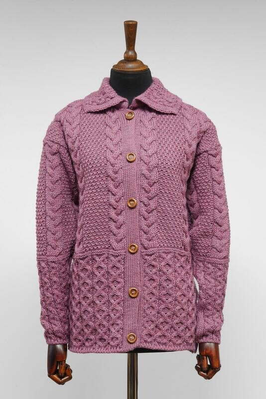 Aran Pattern Cardigan | Lupin