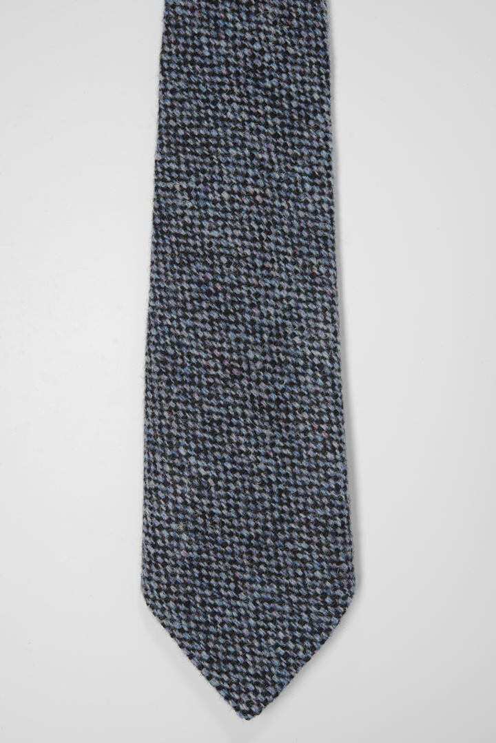 Harris Tweed Tie | Blue Barleycorn