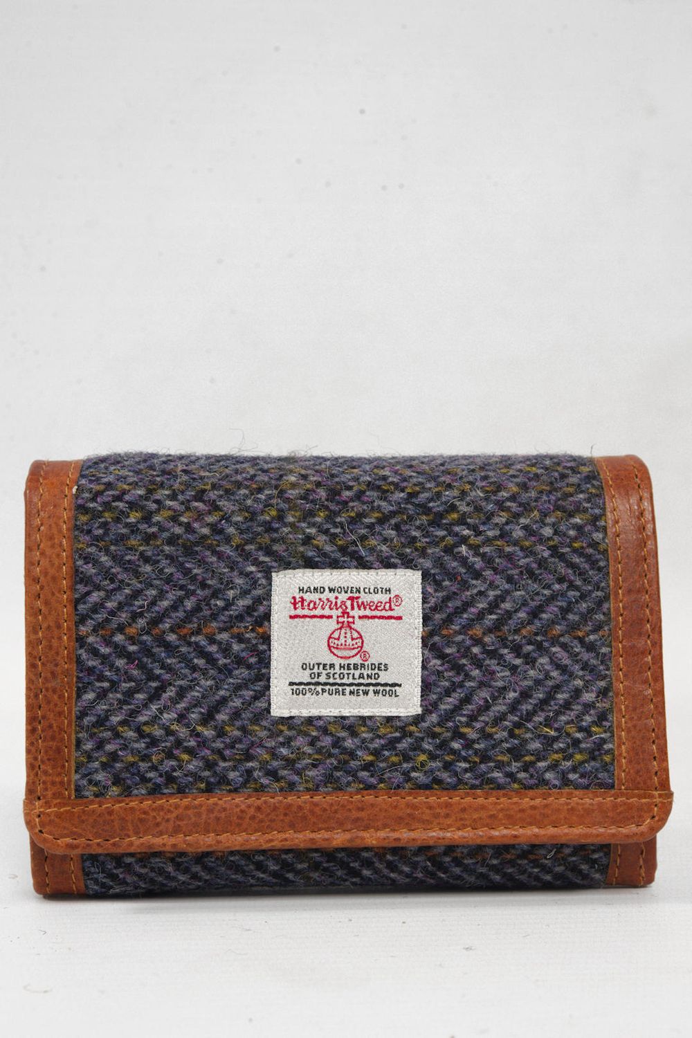 Harris Tweed Harris Wallet Purse | HB131 (Tan Leather)