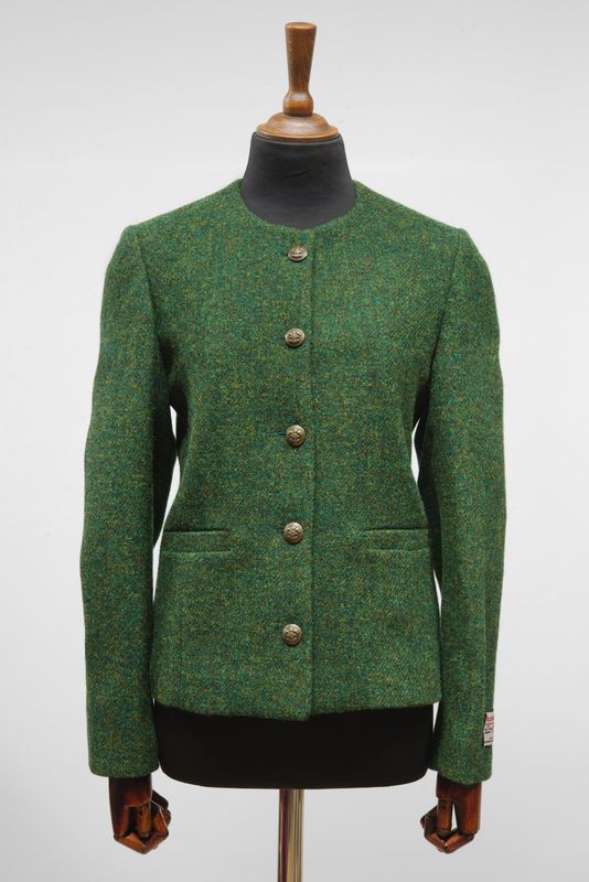 Harris Tweed Grace Jacket | Bottle Green