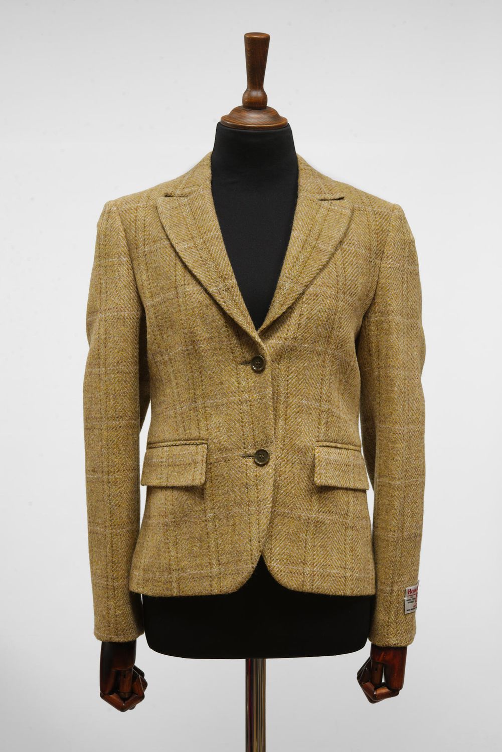 Harris Tweed Tammy Jacket Ocre Check