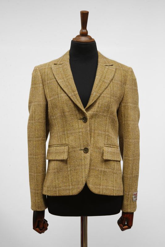 Harris Tweed Tammy Jacket | Ochre Check