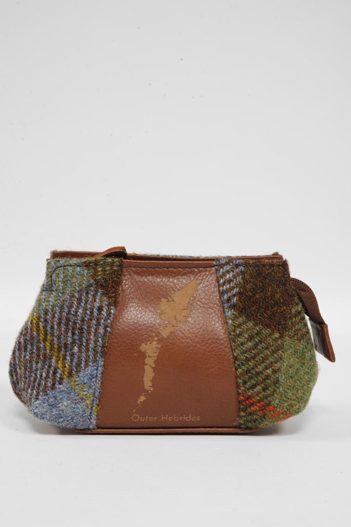 Harris Tweed Engraved Coin Purse | A017