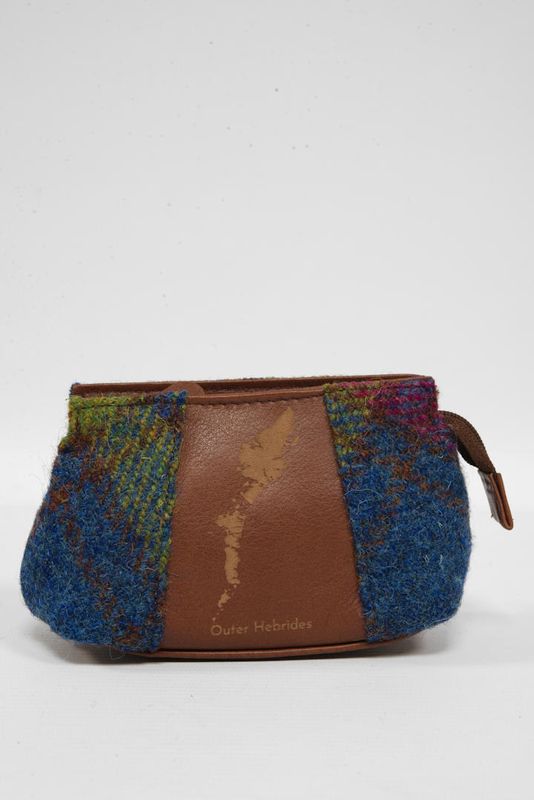 Harris Tweed Engraved Coin Purse | A0195