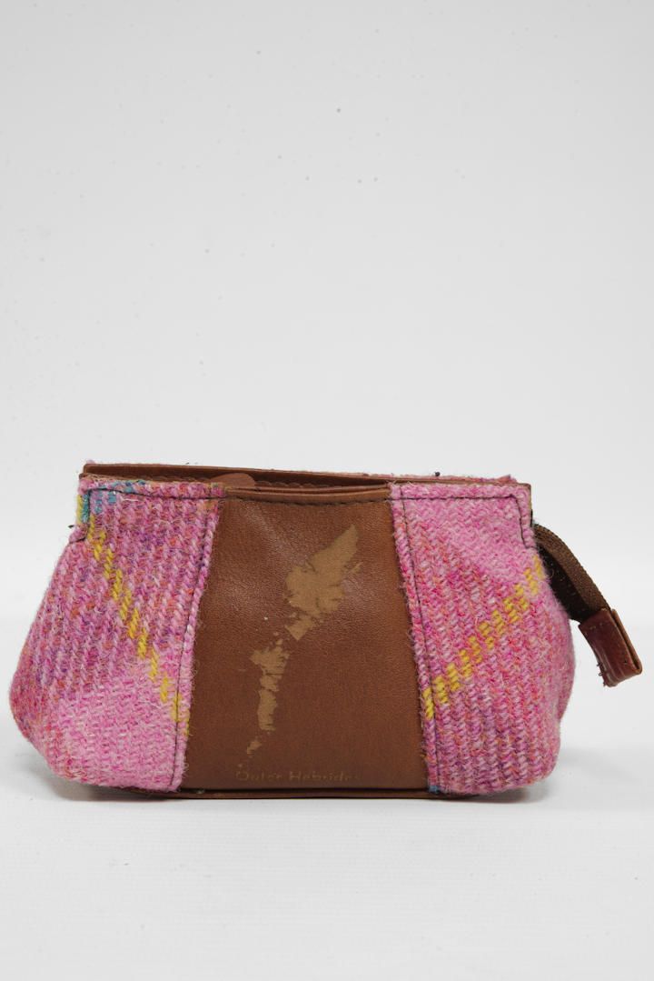 Harris Tweed Engraved Coin Purse | A0223