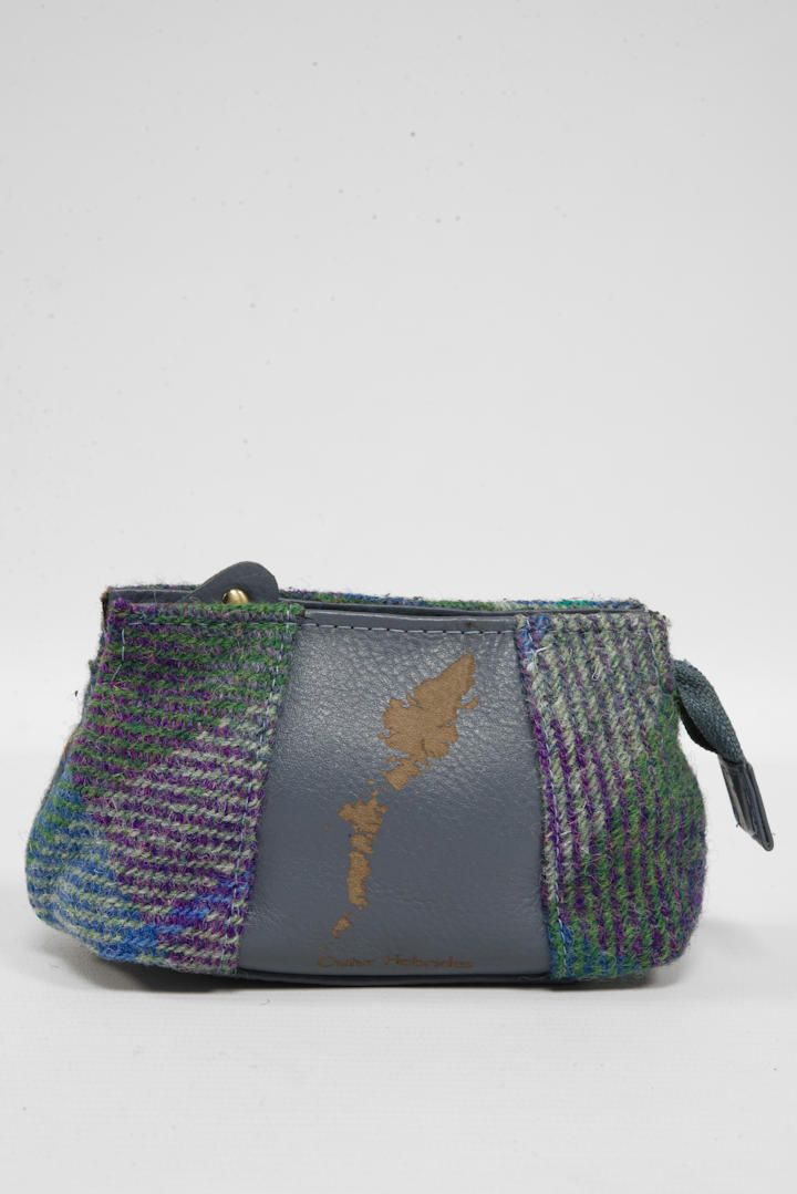 Harris Tweed Engraved Coin Purse | A0173