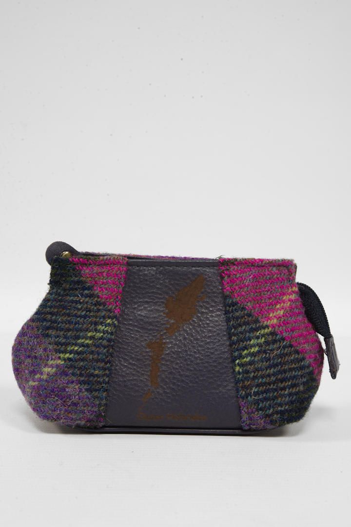 Harris Tweed Engraved Coin Purse | A0257