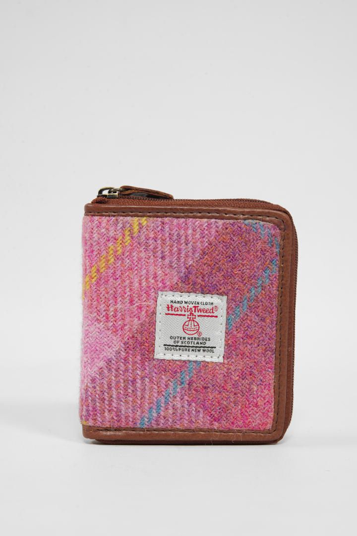 Harris Tweed Compact Zip Wallet | A0223