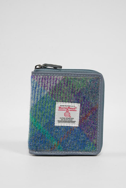 Harris Tweed Compact Zip Wallet | A0173