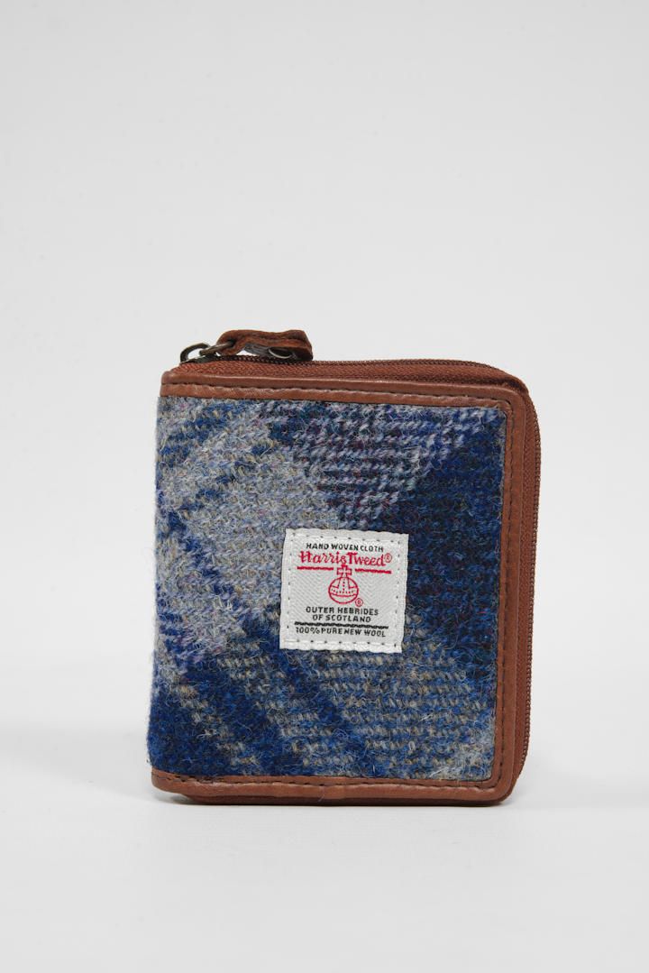 Harris Tweed Compact Zip Wallet | A0237