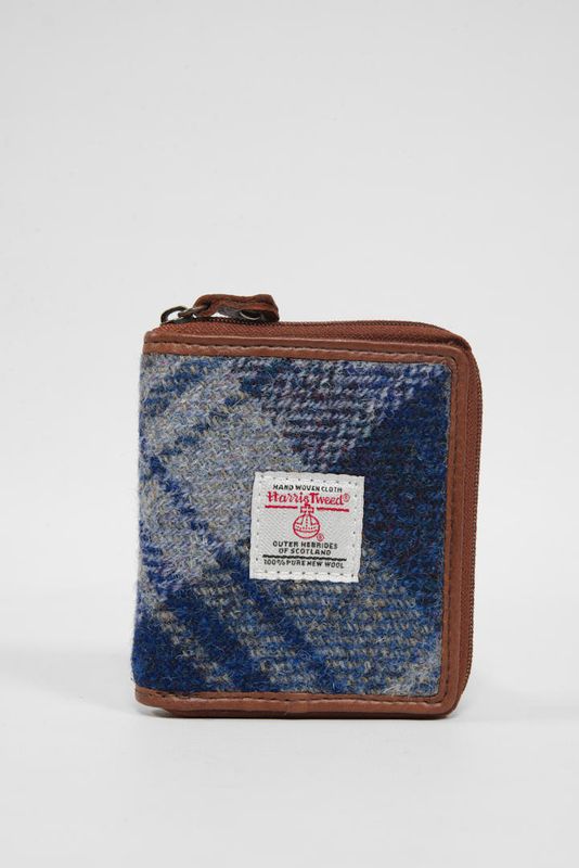 Harris Tweed Compact Zip Wallet | A0237