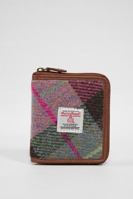 Harris Tweed Compact Zip Wallet | A0254