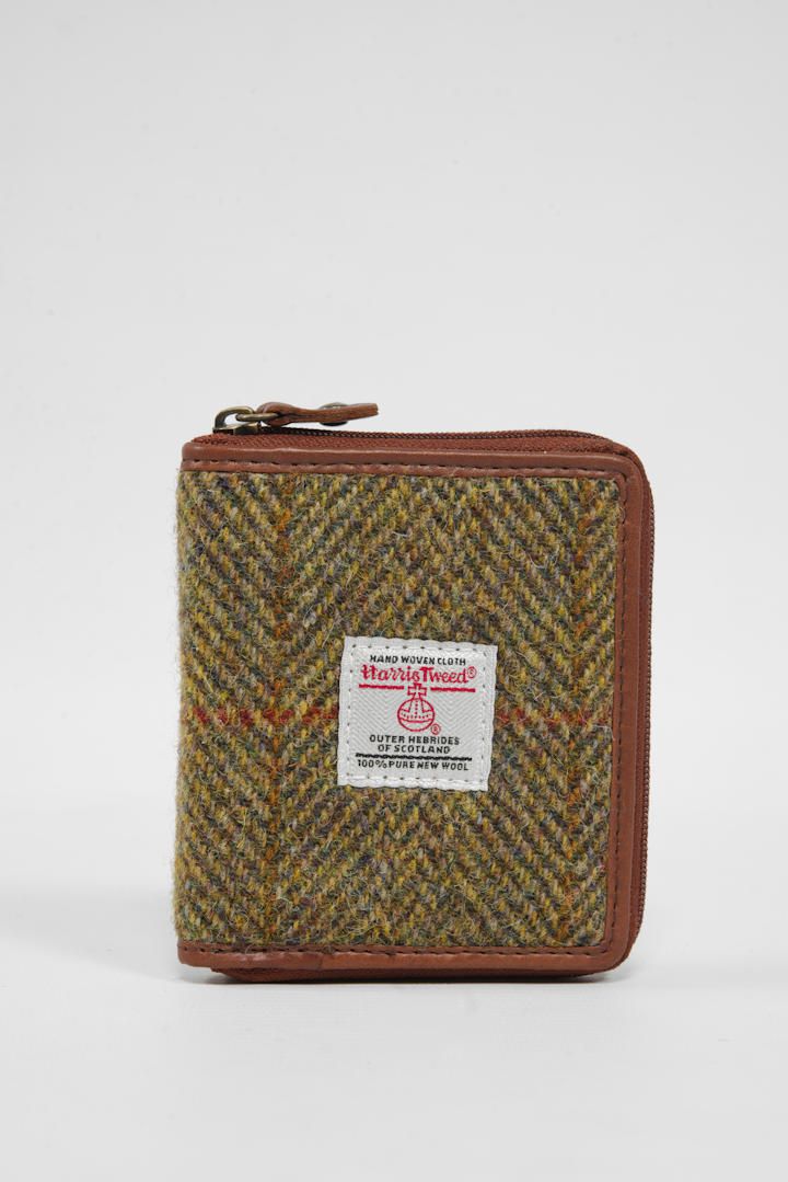 Harris Tweed Compact Zip Wallet | HB67