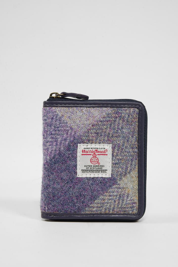 Harris Tweed Compact Zip Wallet | HB156