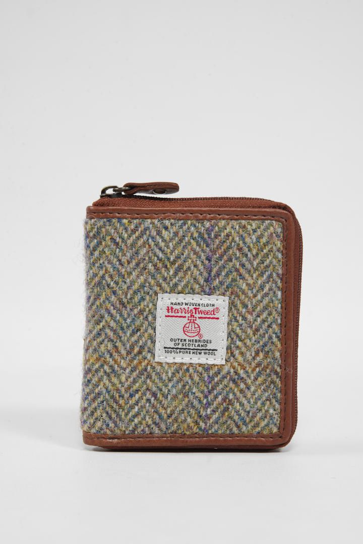 Harris Tweed Compact Zip Wallet | HB107
