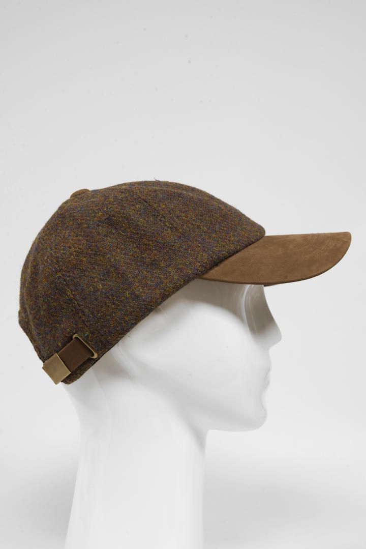 Harris Tweed Baseball Cap | Brown Mix HH