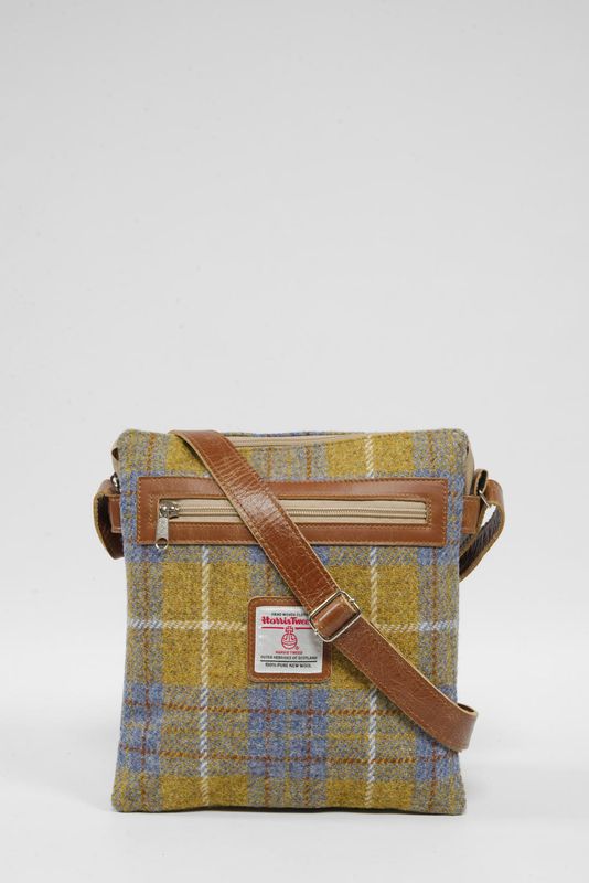 Harris Tweed St Clements Bag | A0102 (Tan Leather)