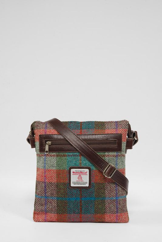 Harris Tweed St Clements Bag | A0112 (Brown Leather)