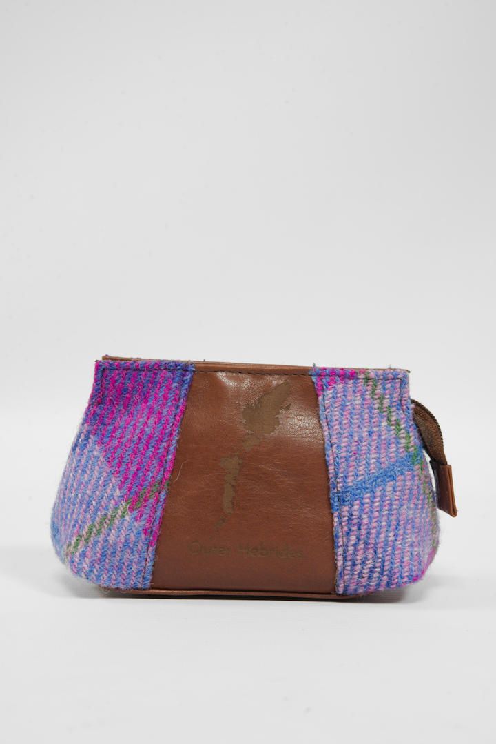 Harris Tweed Engraved Coin Purse | A0114