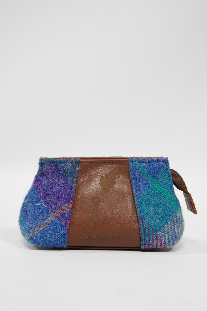Harris Tweed Engraved Coin Purse | A085