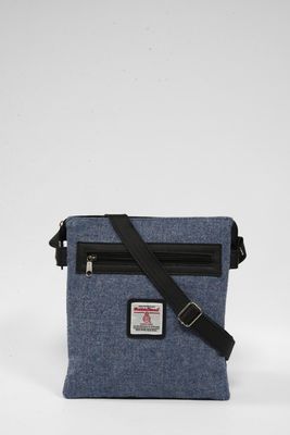 Harris Tweed St Clements Bag | 228 (Black Leather)