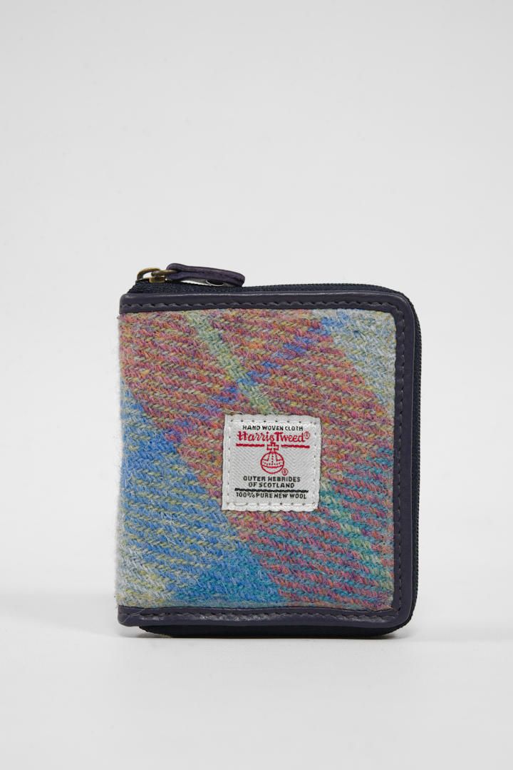 Harris Tweed Compact Zip Wallet | A0226
