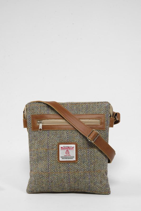 Harris Tweed St Clements Bag | HB107 (Tan Leather)
