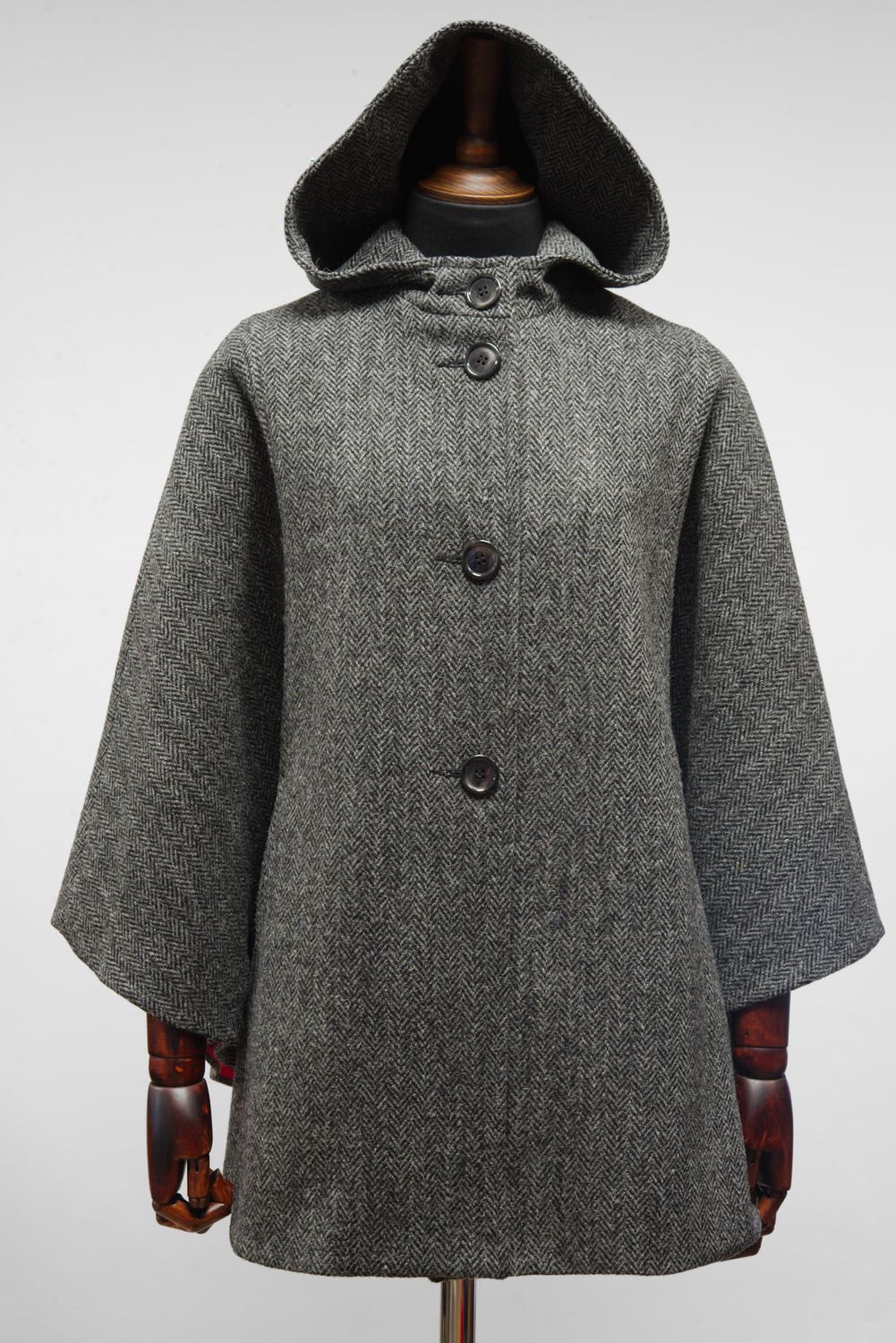 Harris Tweed Ladies Hooded Cape | HB1