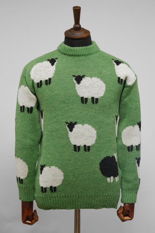 Unisex Black Sheep Jumper | Green