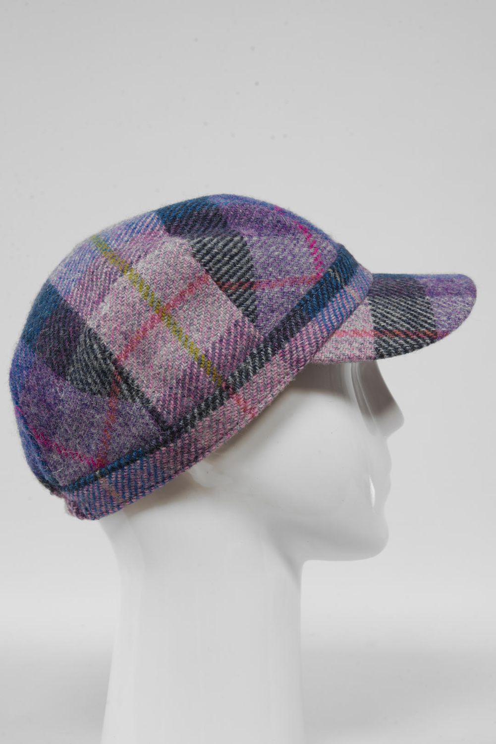 Harris Tweed Cadet Cap | Lilac Pastels (HH)